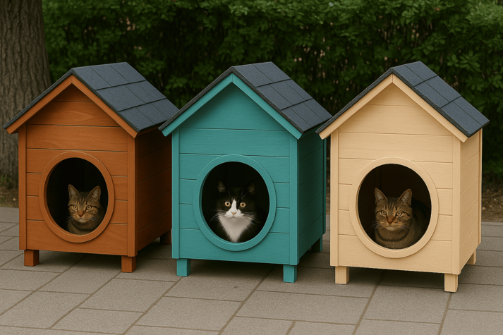 Casetas gatos