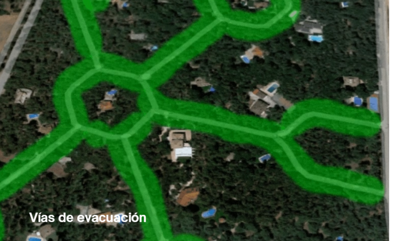 Vias de evacuación